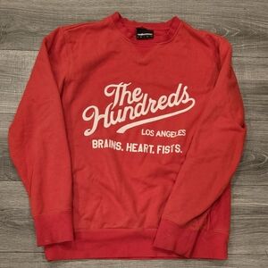 The Hundreds " Vintage" Vibrant Red Crewneck Sweater